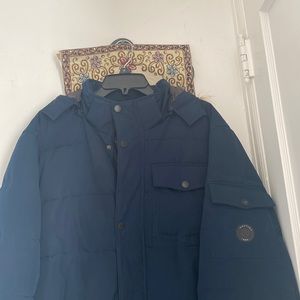 Nautica men coat size XL, dark blue colour, in a good condition like New .